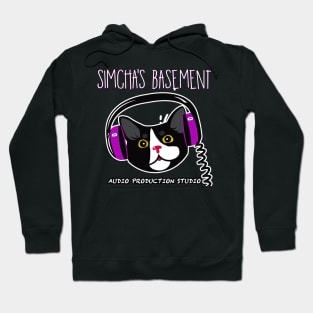 Simcha's Basement - Audio Production Studio (For Dark Colors - Outlined) Hoodie